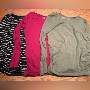 Motherhood Maternity Long-Sleeved Shirt Bundle